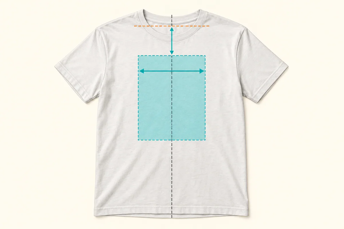 Choose the placement and intended spacing before measuring its usable rectangle.